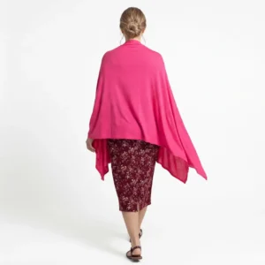 Pink Jersey Scarf & Tube Innercap Set – Color Match Combo Pack for Women