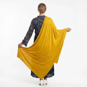 Yellow Jersey Scarf & Tube Innercap Set – Color Match Combo Pack for Women