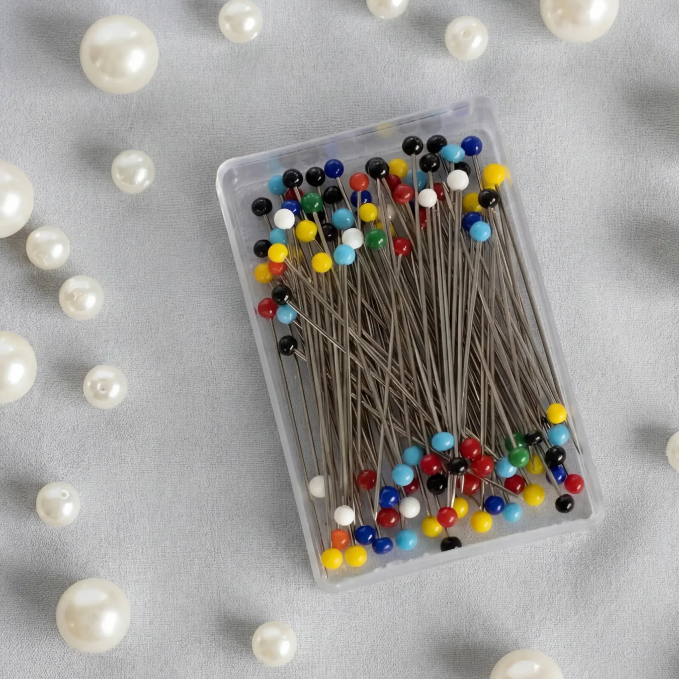 carf Pins Straight with Colored Ball Head 38mm_multi colour